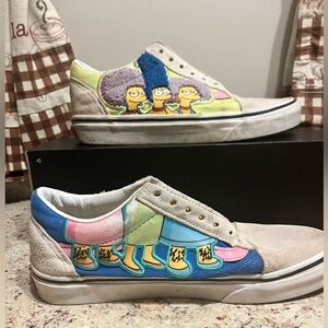 Vans Old Skool The Simpsons Bouvier Sisters Marge Patty Selma Sz W 7.5 M 6